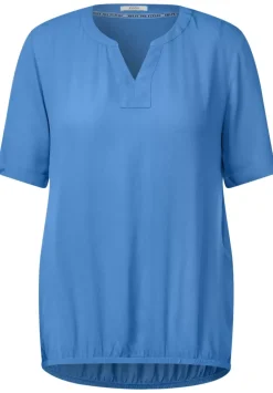 Bluse Im Materialmix