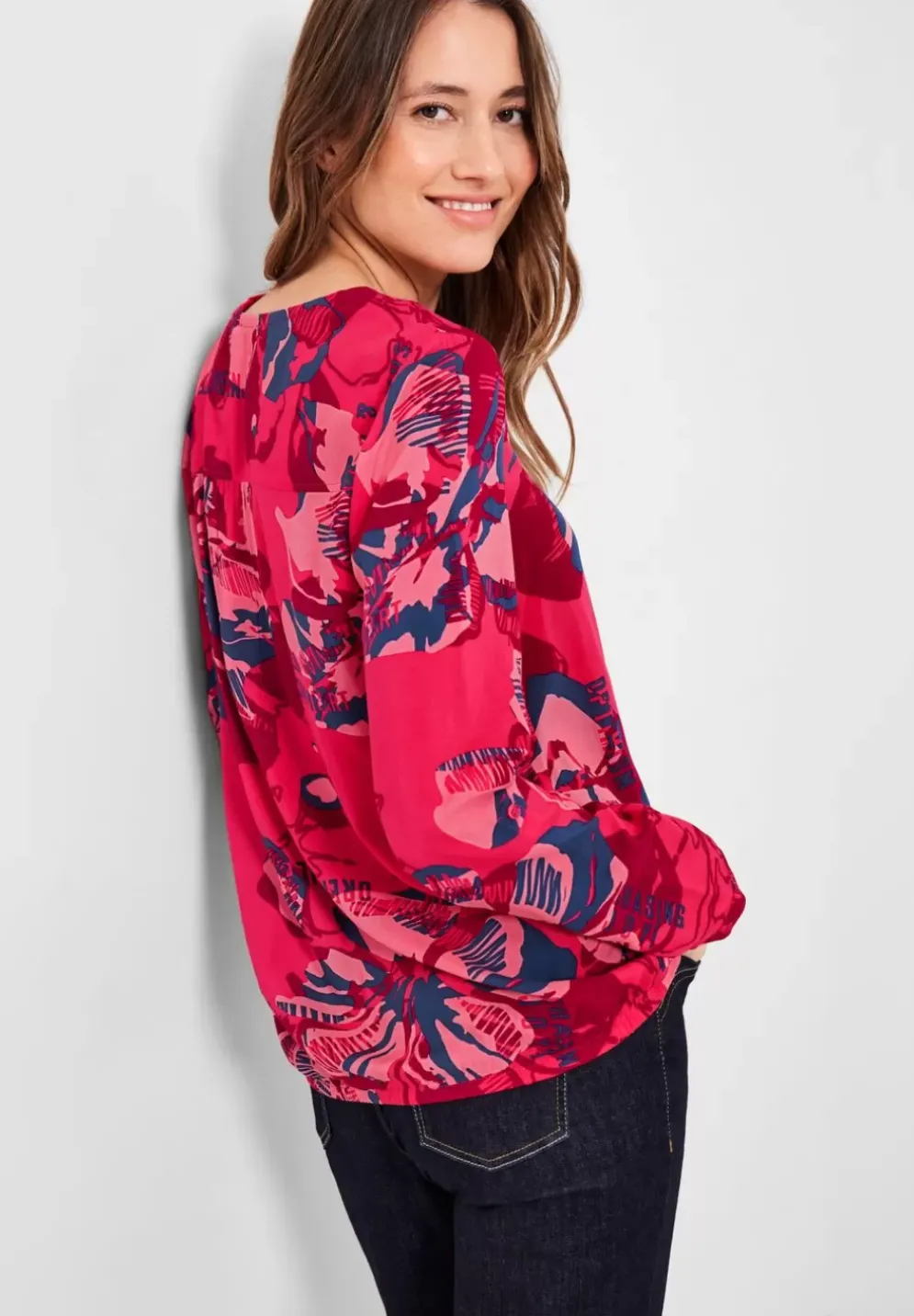 Bluse Im Multicolorprint