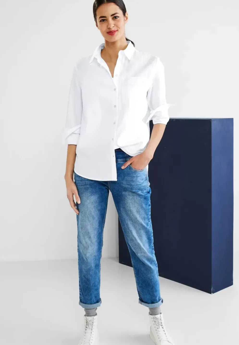 Bluse Im Office Look