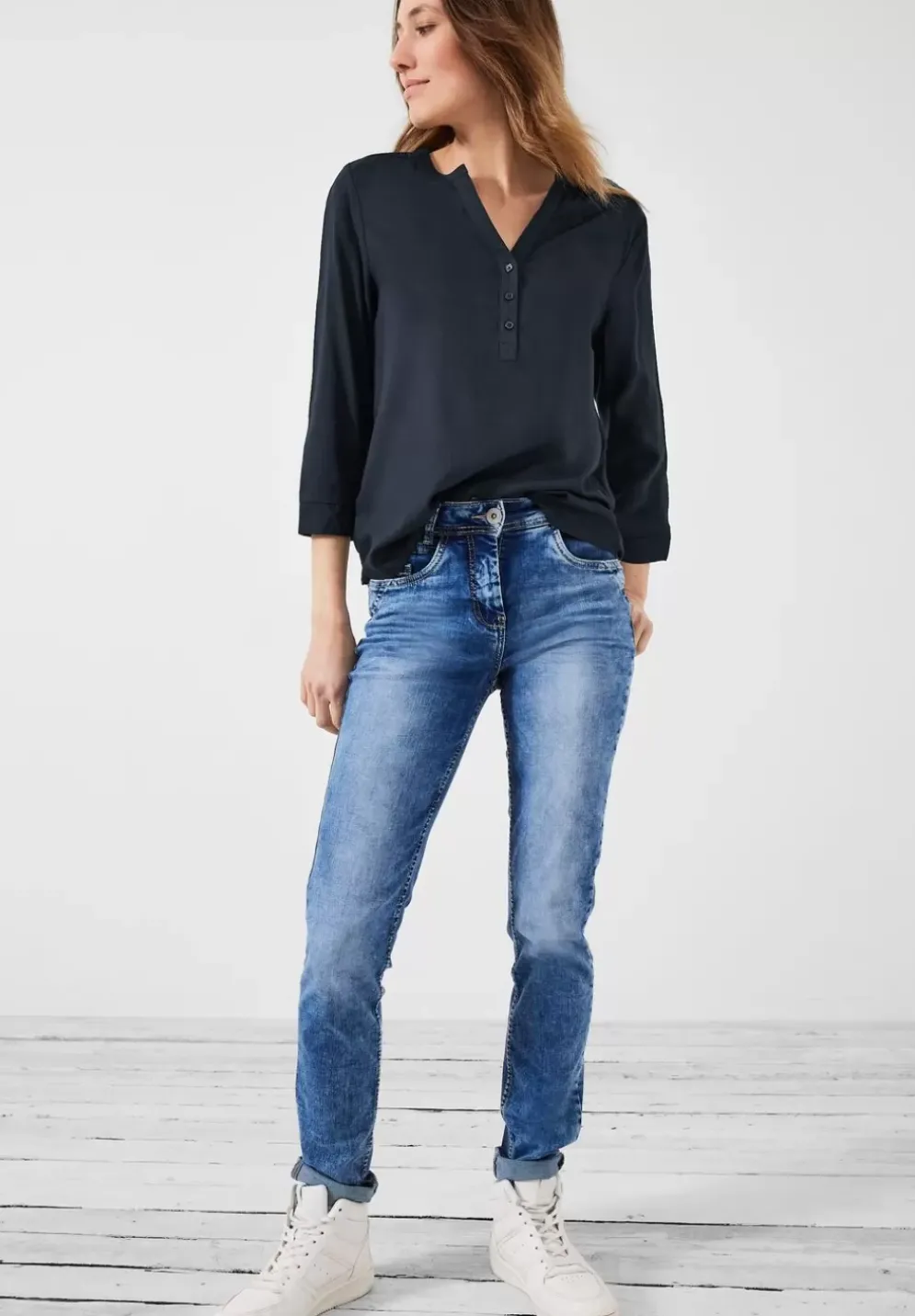 Bluse Im Tunikastyle