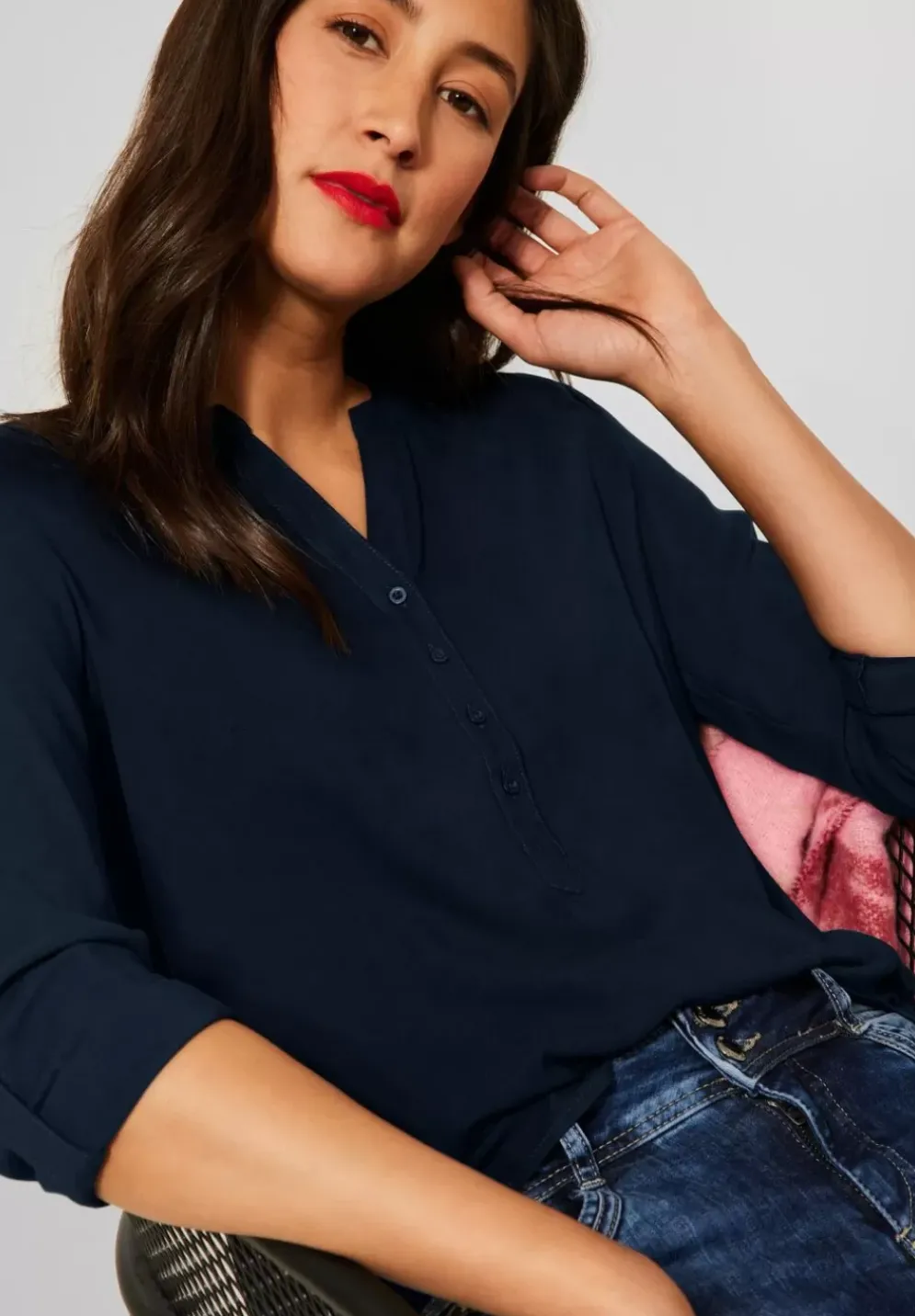 Bluse Im Tunikastyle