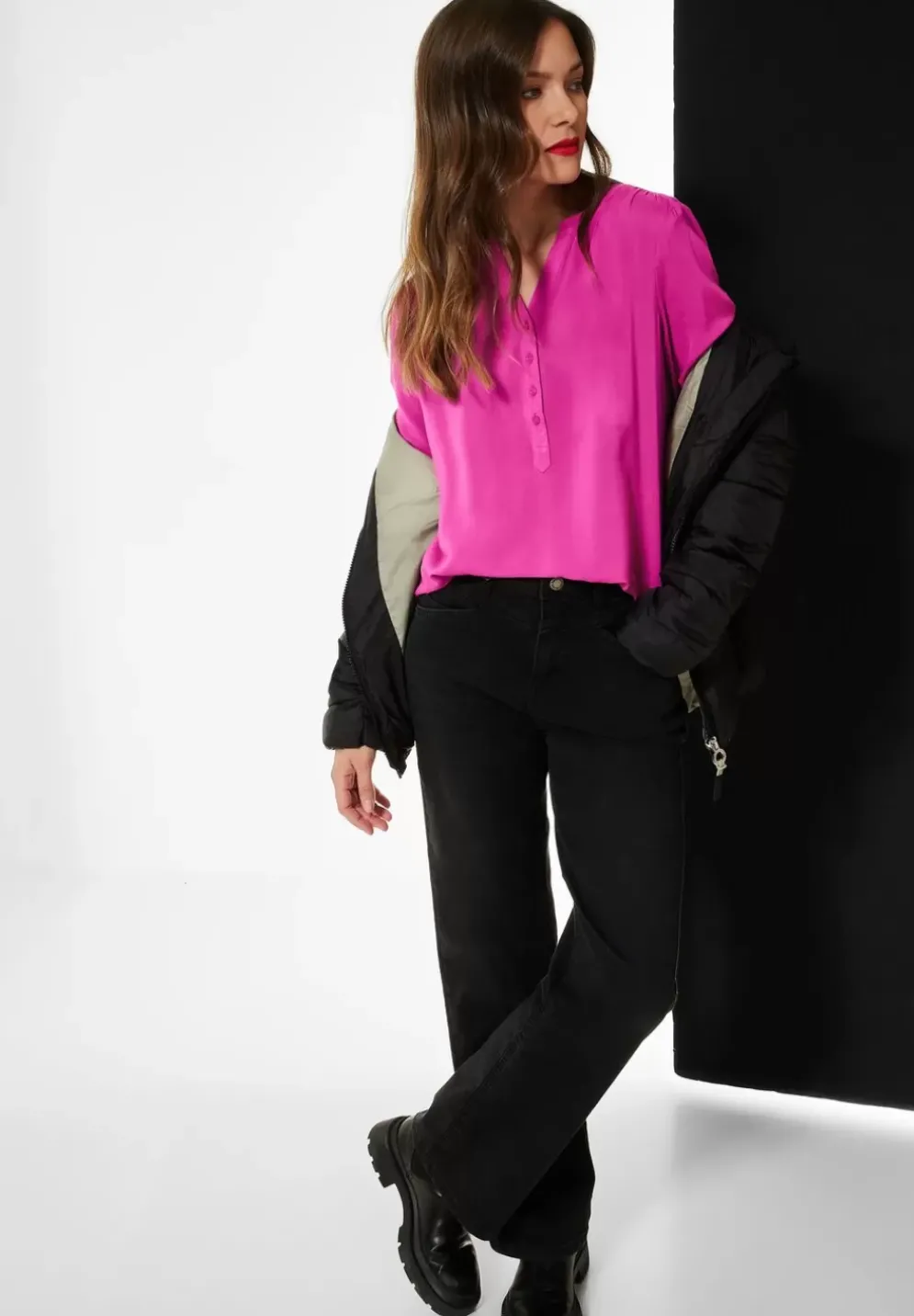 Bluse Im Tunikastyle