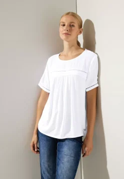 Bluse In Crinkle Optik