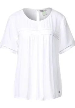 Bluse In Crinkle Optik