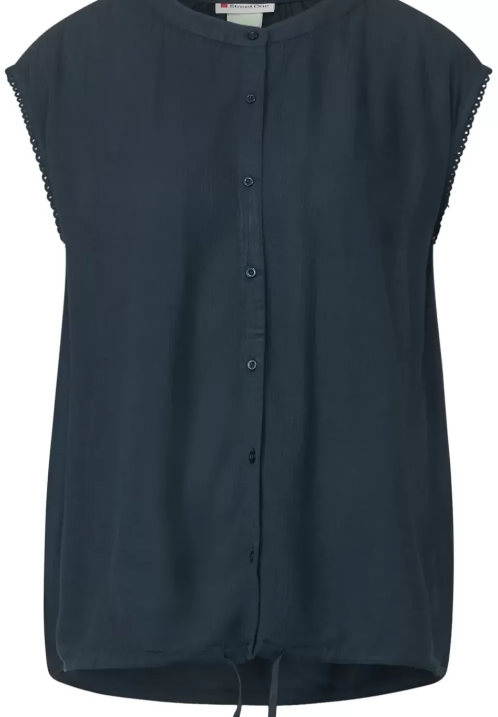 Bluse In Crinkle Optik