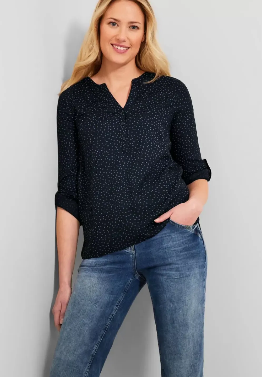 Bluse In Softer Viskose