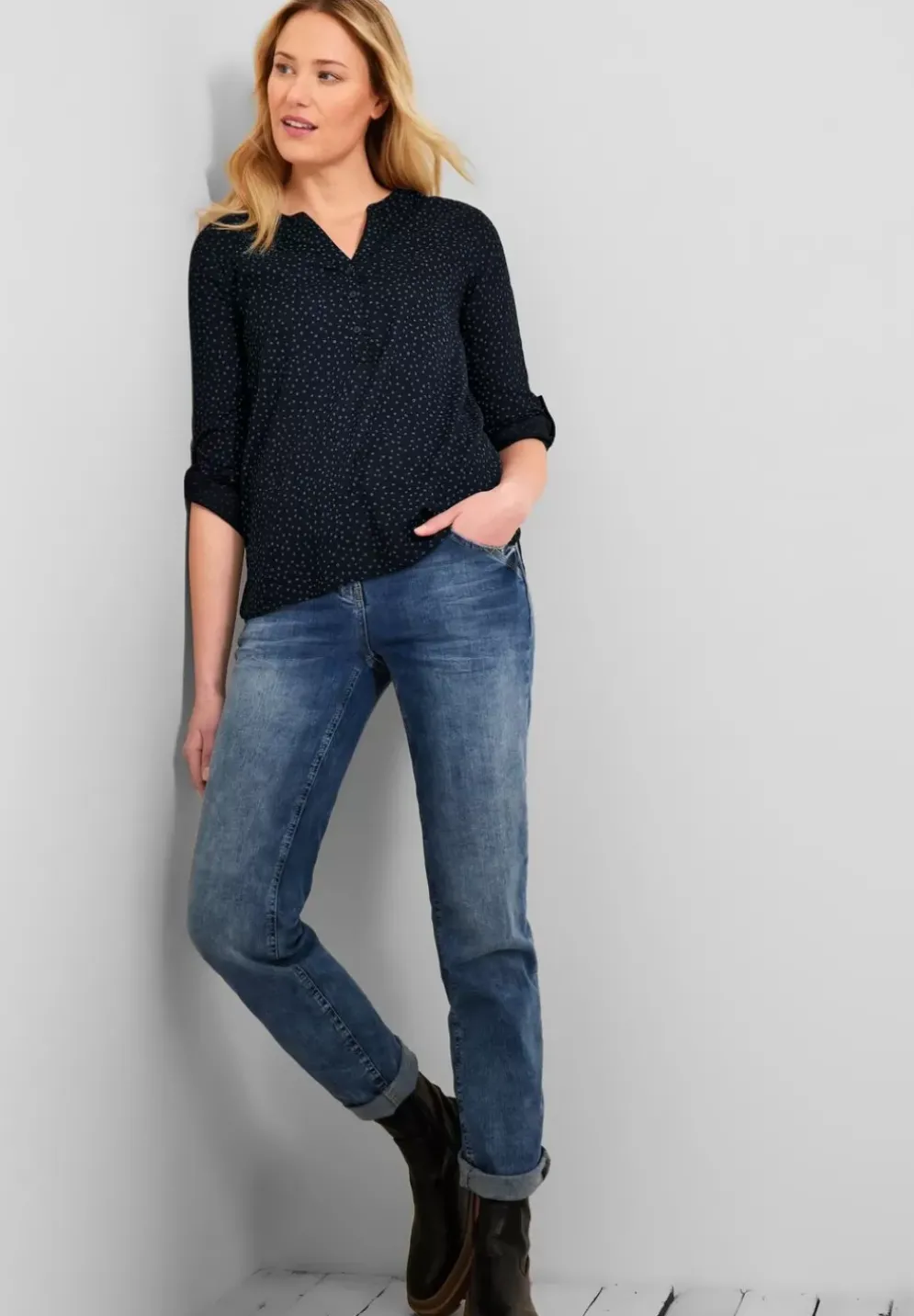Bluse In Softer Viskose