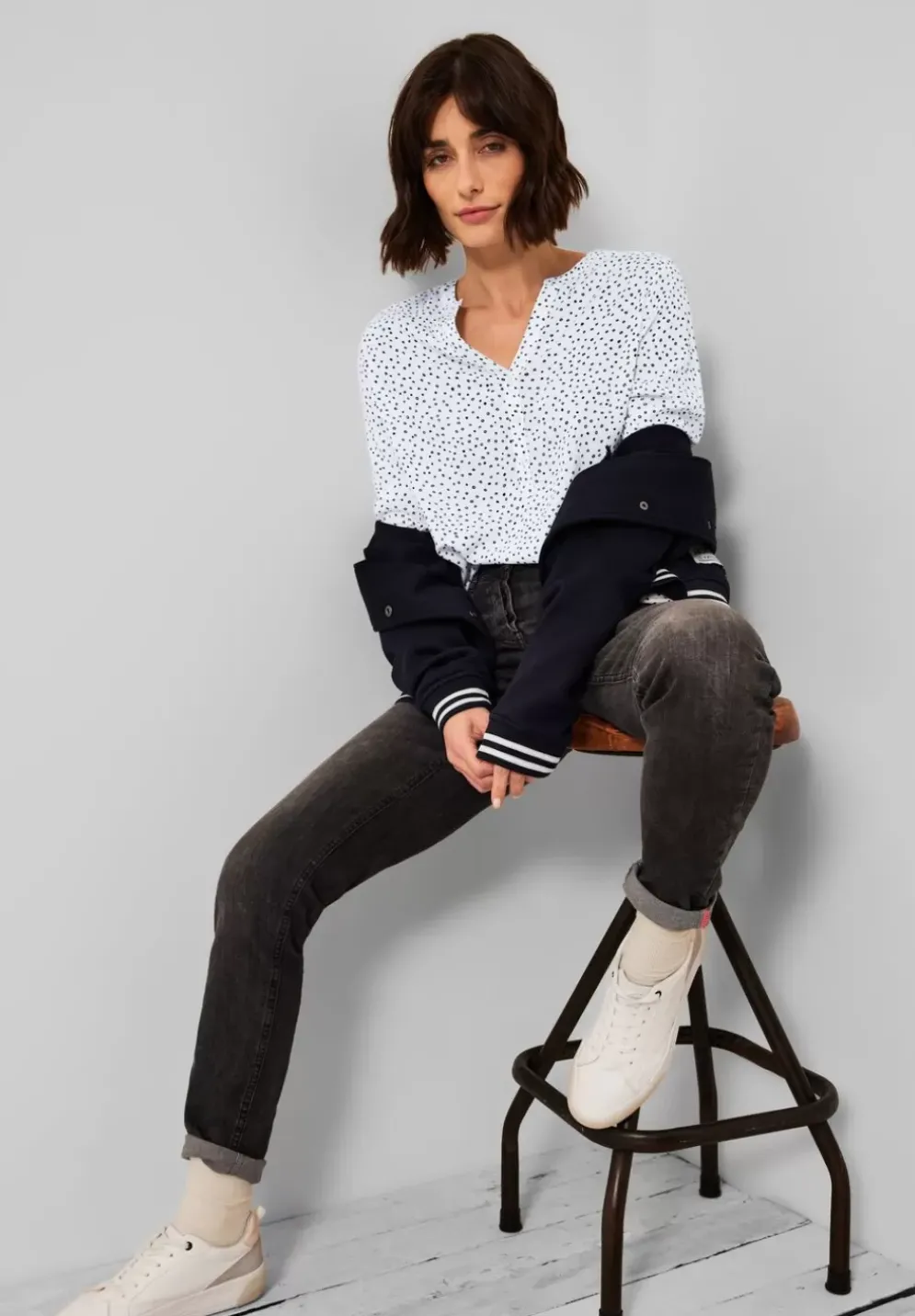 Bluse In Softer Viskose