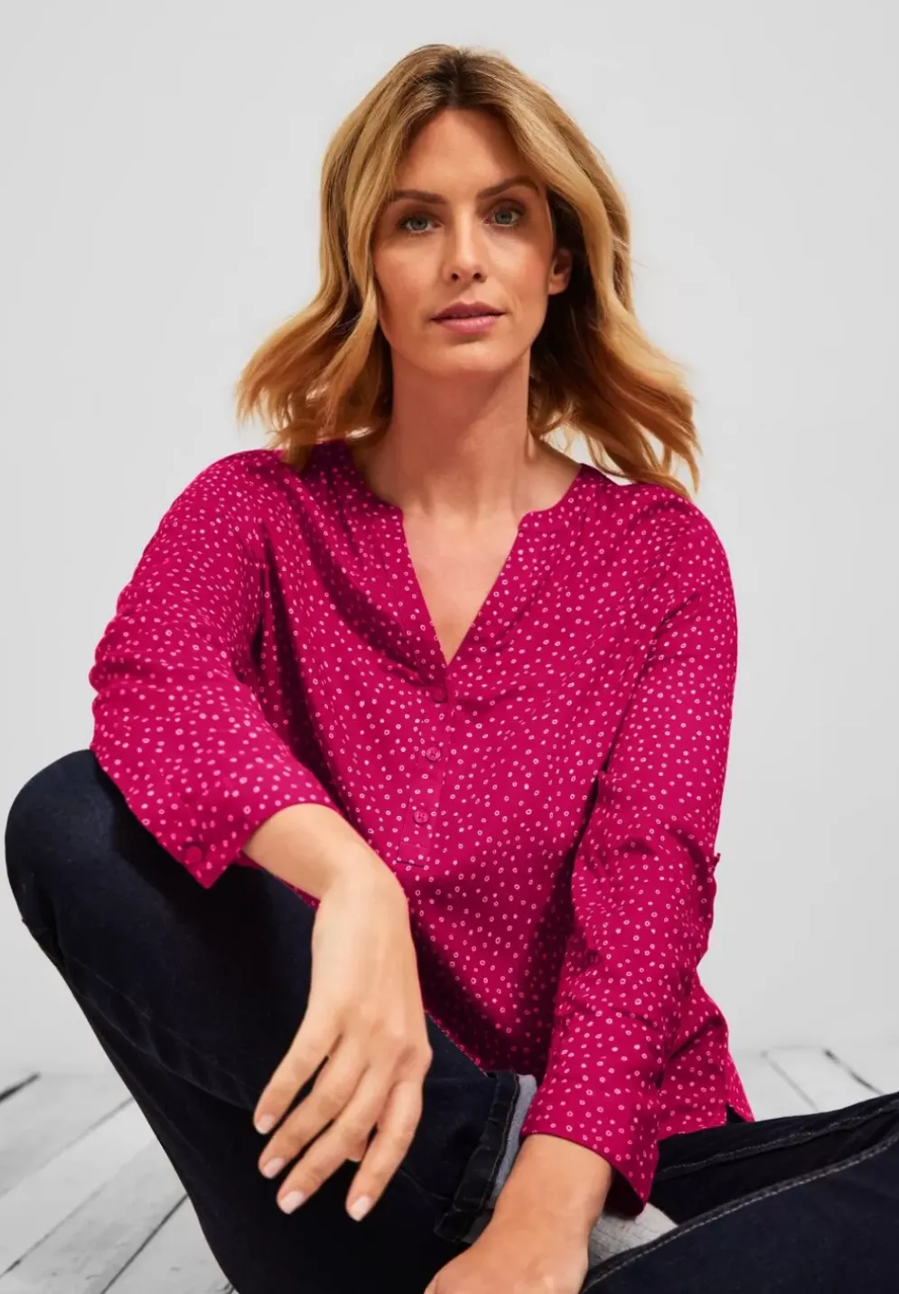 Bluse In Softer Viskose