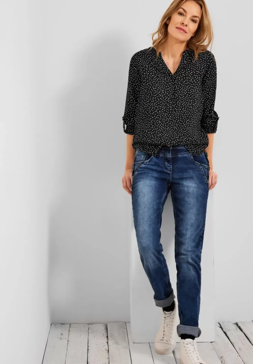 Bluse In Softer Viskose