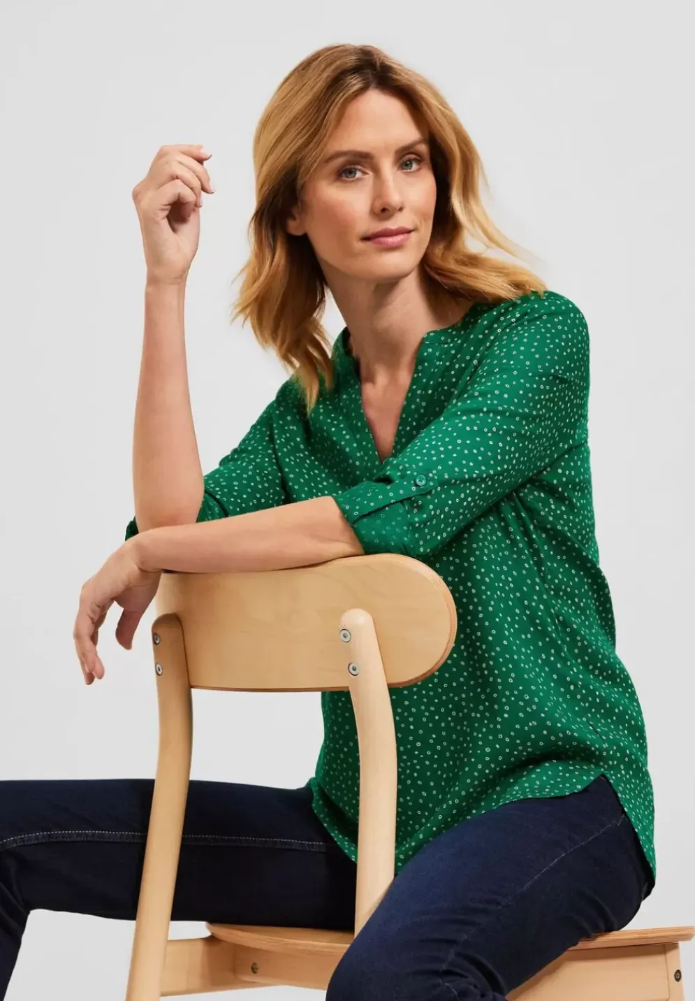 Bluse In Softer Viskose