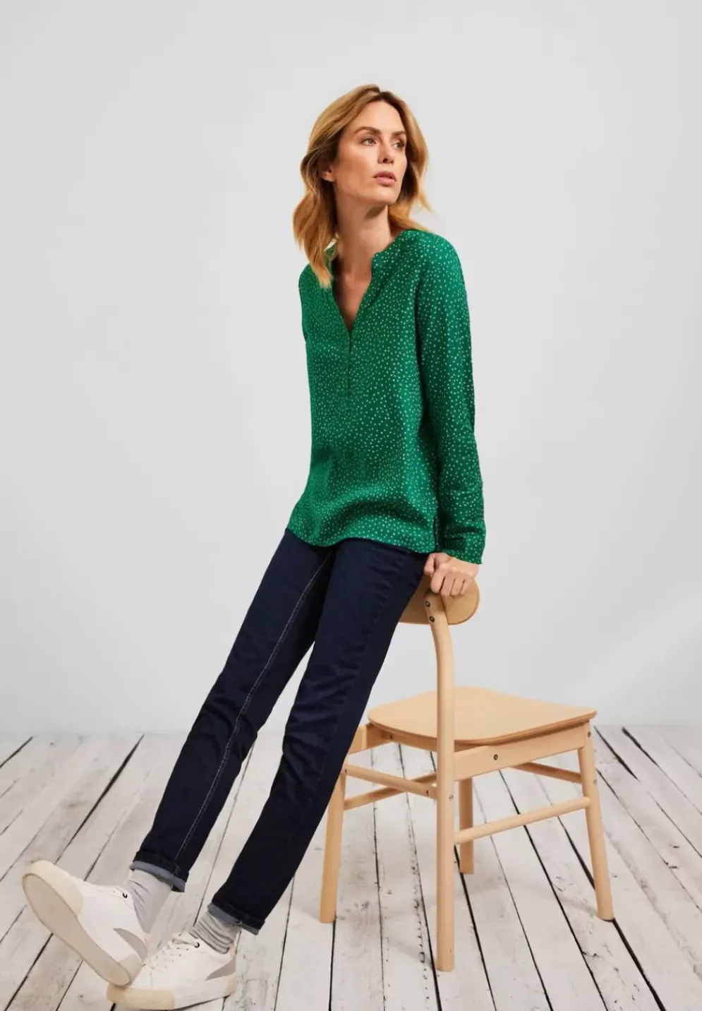 Bluse In Softer Viskose