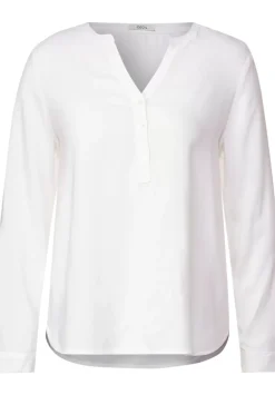 Bluse In Unifarbe