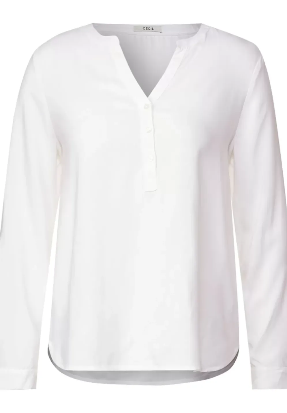 Bluse In Unifarbe