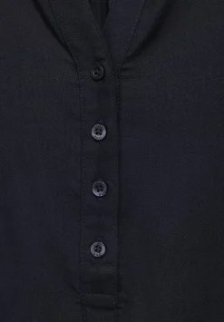 Bluse In Unifarbe