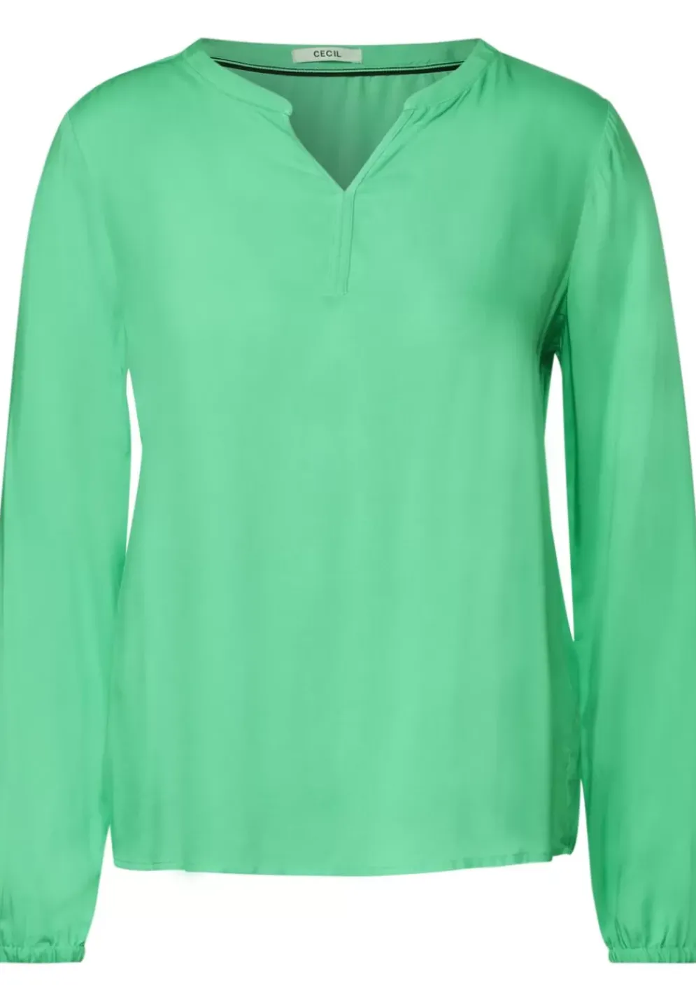 Bluse In Unifarbe