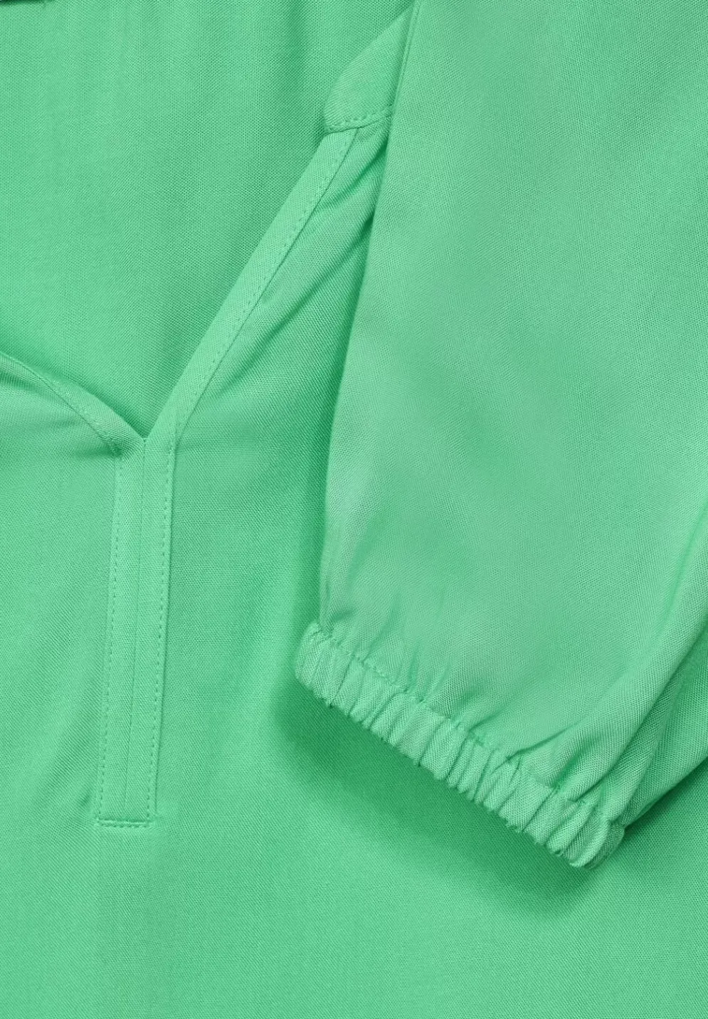 Bluse In Unifarbe