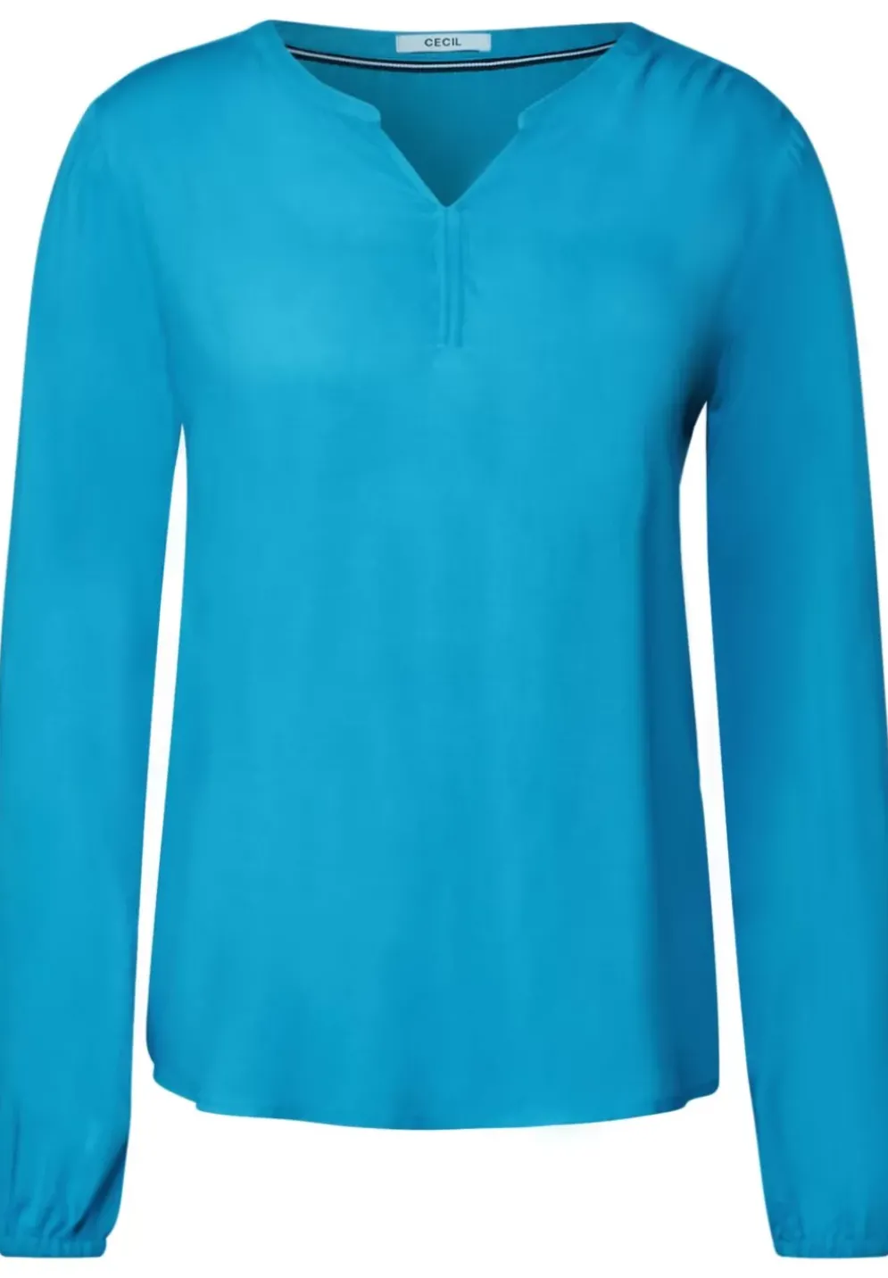 Bluse In Unifarbe