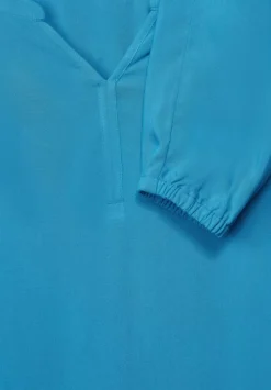Bluse In Unifarbe