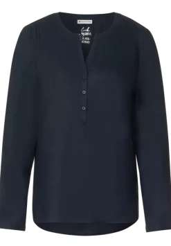 Bluse In Unifarbe