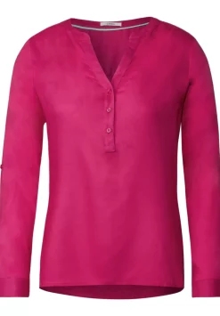 Bluse In Unifarbe