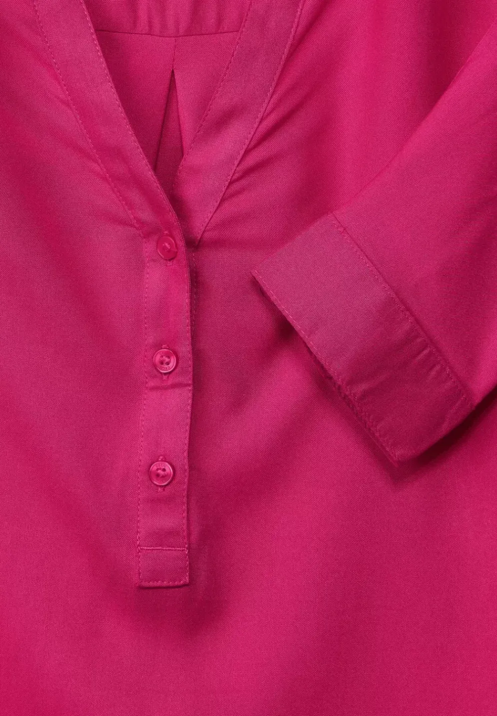 Bluse In Unifarbe