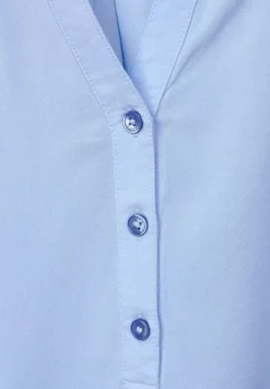 Bluse In Unifarbe