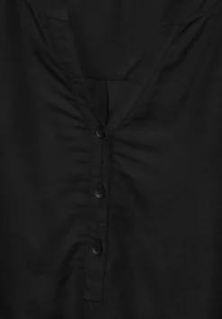 Bluse In Unifarbe