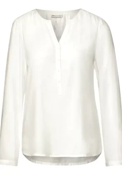 Bluse In Unifarbe