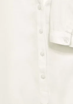 Bluse In Unifarbe