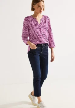 Bluse Mit 3/4 Armel