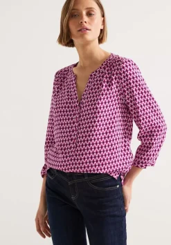 Bluse Mit 3/4 Armel