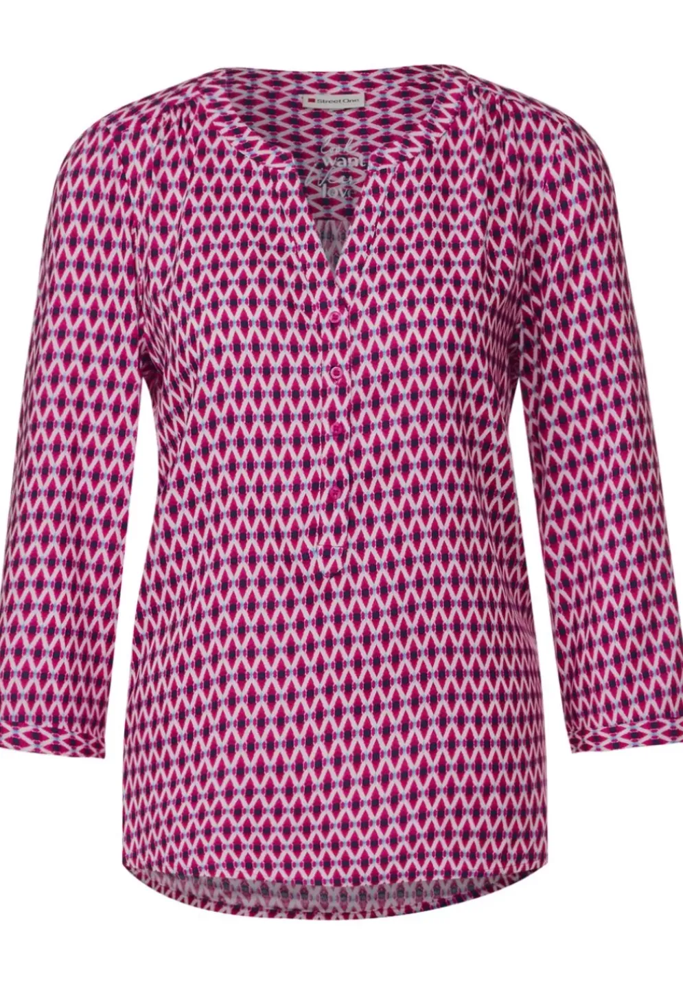 Bluse Mit 3/4 Armel