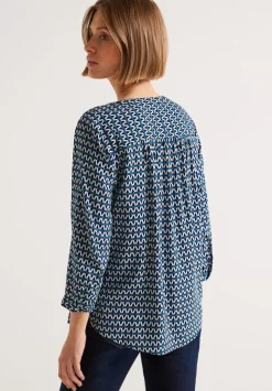 Bluse Mit 3/4 Armel