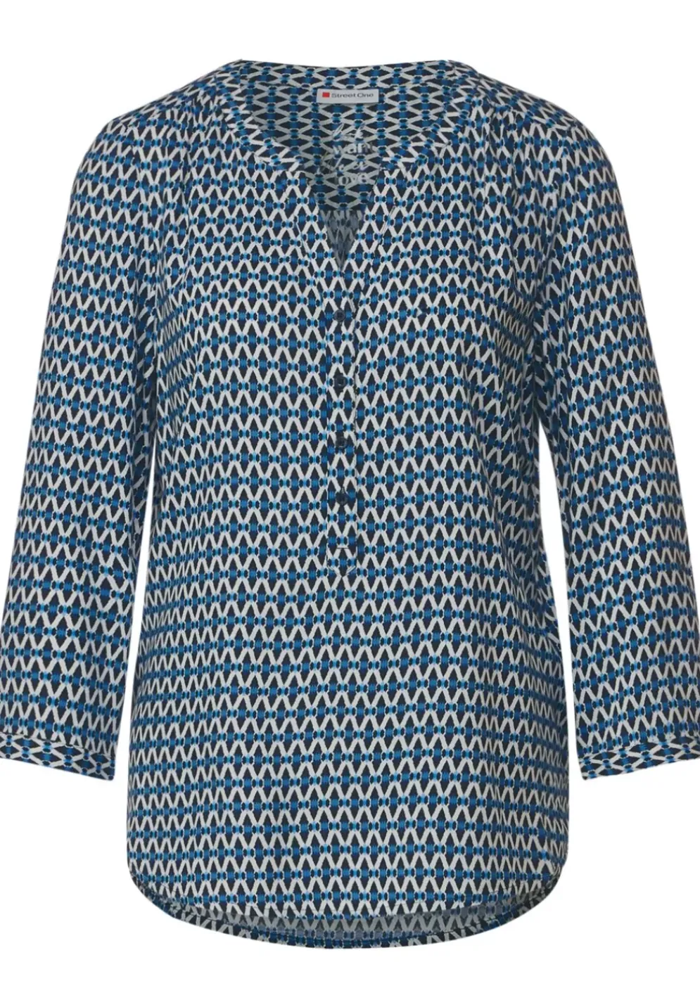Bluse Mit 3/4 Armel