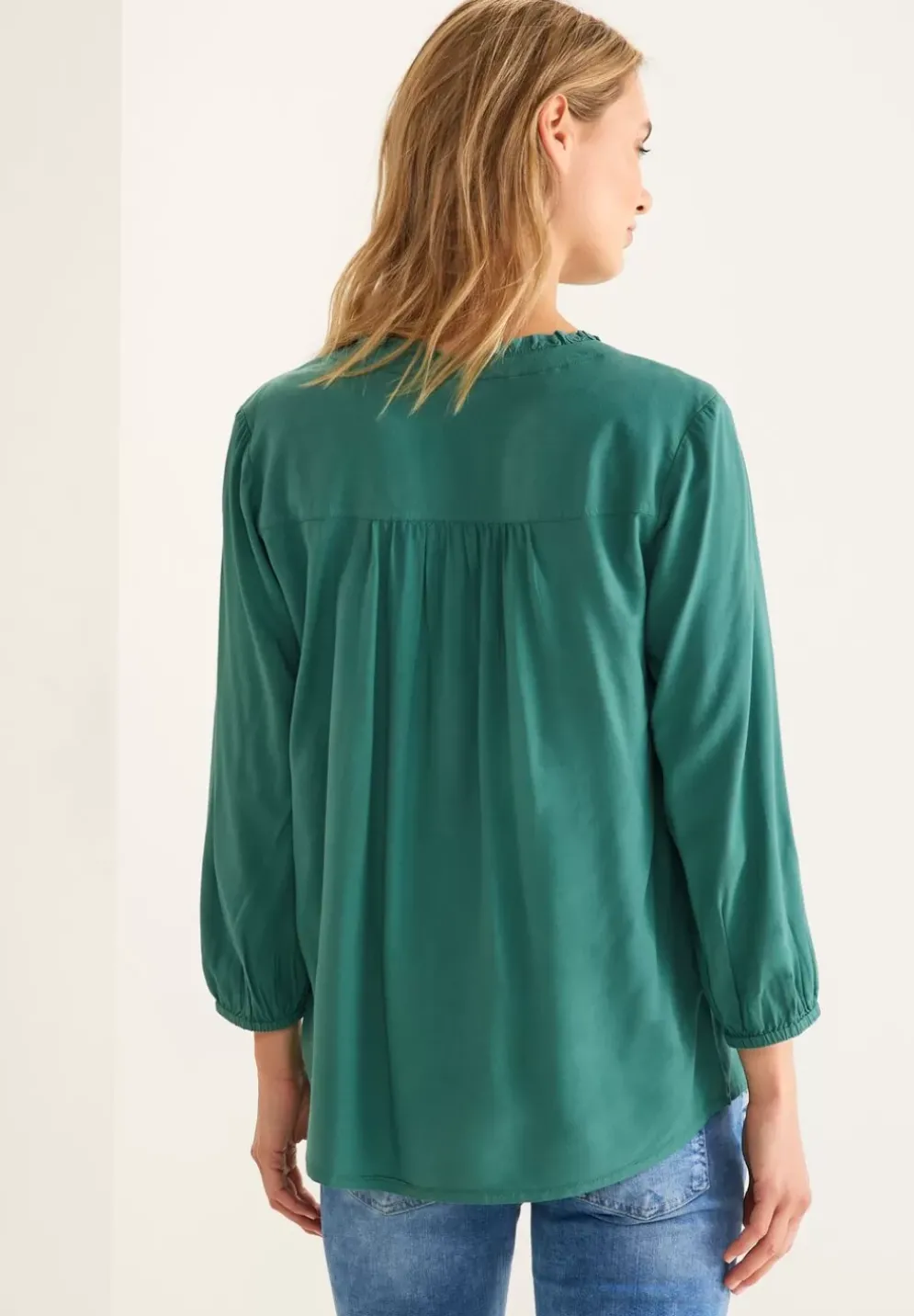 Bluse Mit 3/4 Armel