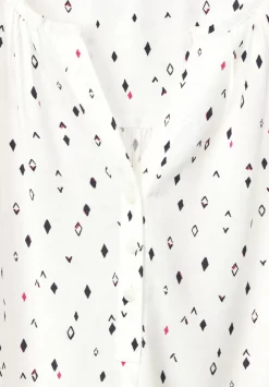 Bluse Mit Allover Print
