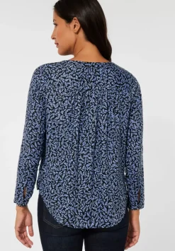 Bluse Mit Allover Print