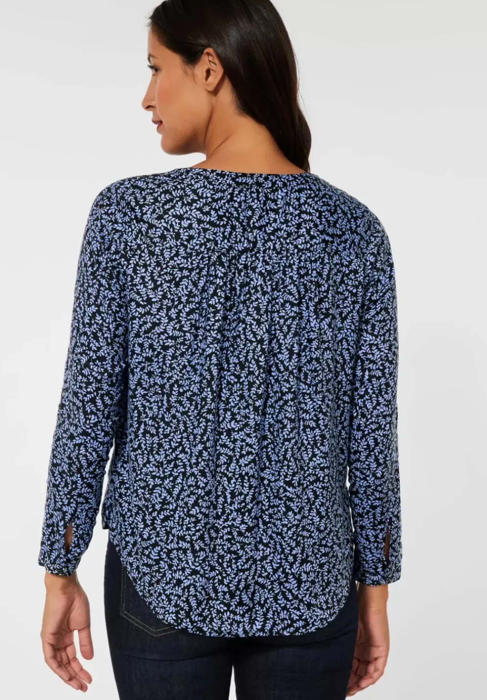 Bluse Mit Allover Print