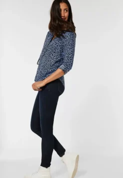 Bluse Mit Allover Print