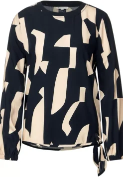 Bluse Mit Allover Print
