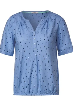 Bluse Mit Allover Print