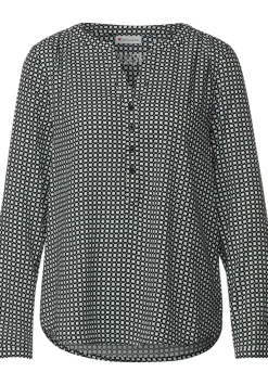 Bluse Mit Allover Print