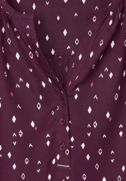Bluse Mit Allover Print