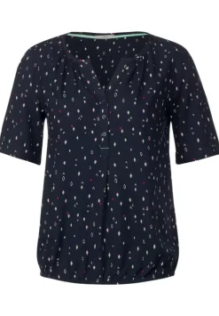 Bluse Mit Allover Print