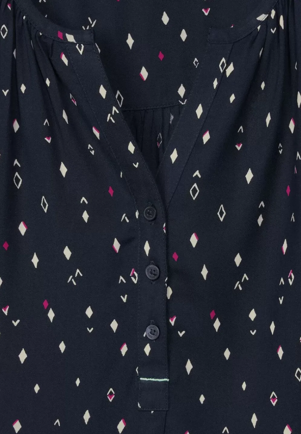 Bluse Mit Allover Print