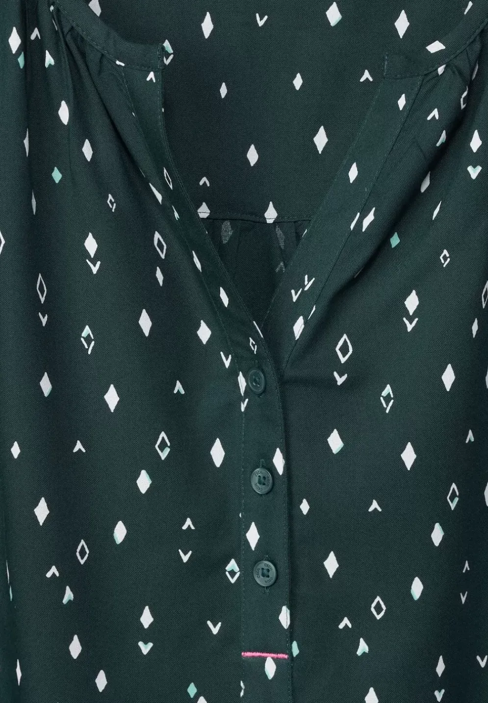 Bluse Mit Allover Print