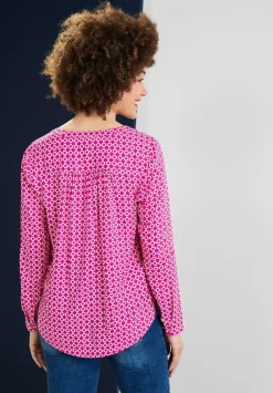 Bluse Mit Alloverprint