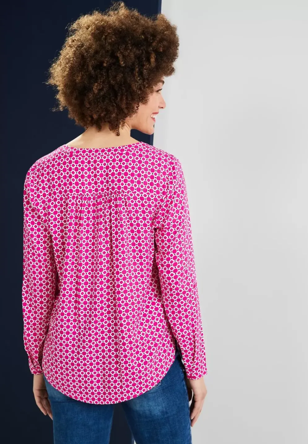 Bluse Mit Alloverprint