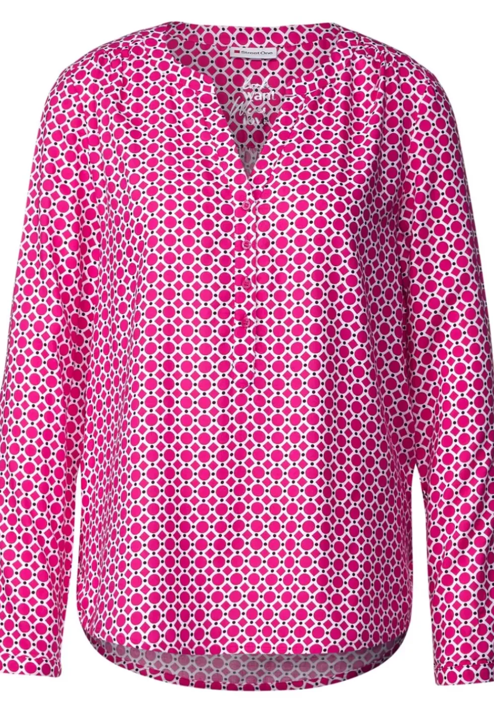 Bluse Mit Alloverprint